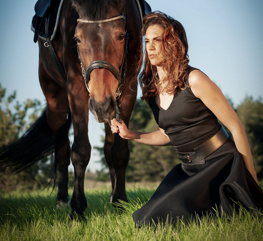 Laura Daili fashion designer Lithuania Vilnius Baltic states Rasa Bloze horse arklys zirgas zirgynas LITVA (3)